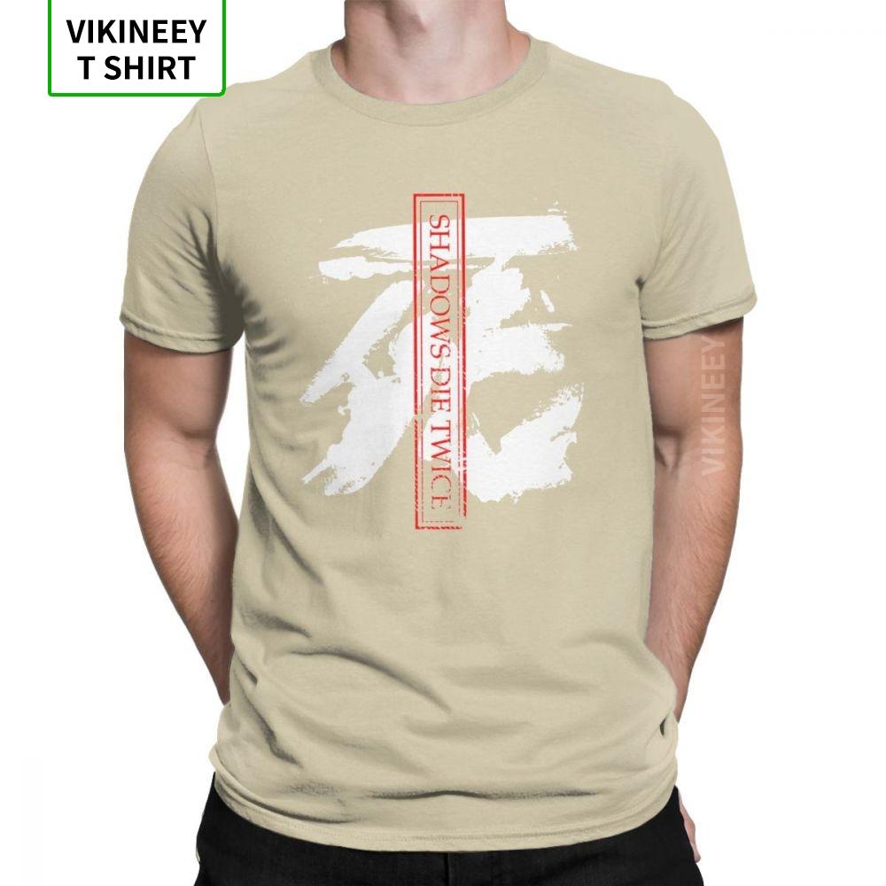 Vintage Sekiro Shadows Die Twice Tshirts For Unisex Cotton T Shirt Wolf Souls Samurai Game Japanese Customize Tees Gift Idea