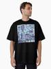 Georges Brassens GEORGES BRASSENS Watercolor and Ink Portrait Oversized T-Shirt