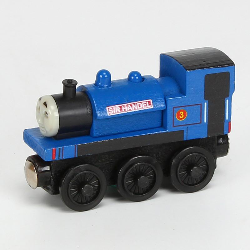 Colorful Wooden Magnetic Train Set For Kids With Interactive Push-pull Features