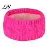 Knitted Headband with Fleece Lining Winter for Women Soft Lined Thermal Hair Running Gear Women Band Thickened Plush Ear Warmer Cold Weather Outdoor
