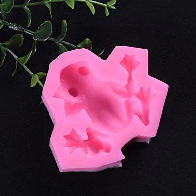 3D Frosch Schokoladenform DIY Handgemachte Seife Epoxidform Kuchenform Silikonform Backwerkzeuge Kuchen Dekoration