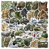 10/30/50pcs Cool Military Camouflage Cartoon Graffiti Stickers Soldier Equipment Decals Toy DIY Luggage Phone Guitar PVC Sticker