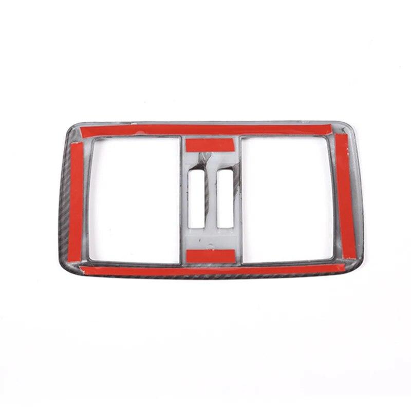 Autocolant pentru cadru de ieșire de aer condiționat din spate pentru mașină Decorare ABS Accesorii auto pentru BMW X3 F25 X4 F26 xDrive20i 28i 35i 2011-17