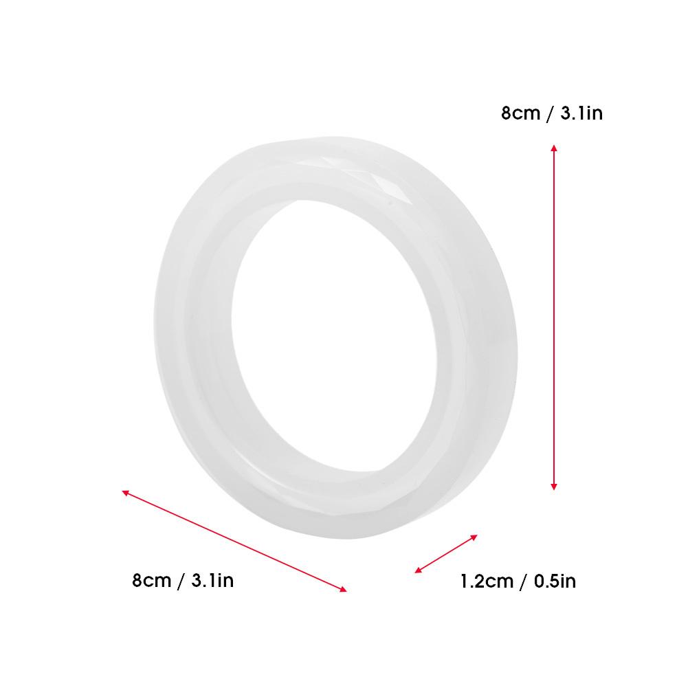 Slender Bracelet Silicone Mold Diamond Shape Surface Resin Bracelet Mold for DIY Jewelry Making