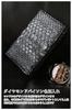 Bercute Brown Business Card Case for Men and Women, Diamond Python Leather, Snakeskin Leather, Popular Brand, Genuine Leather, Slim Business Card