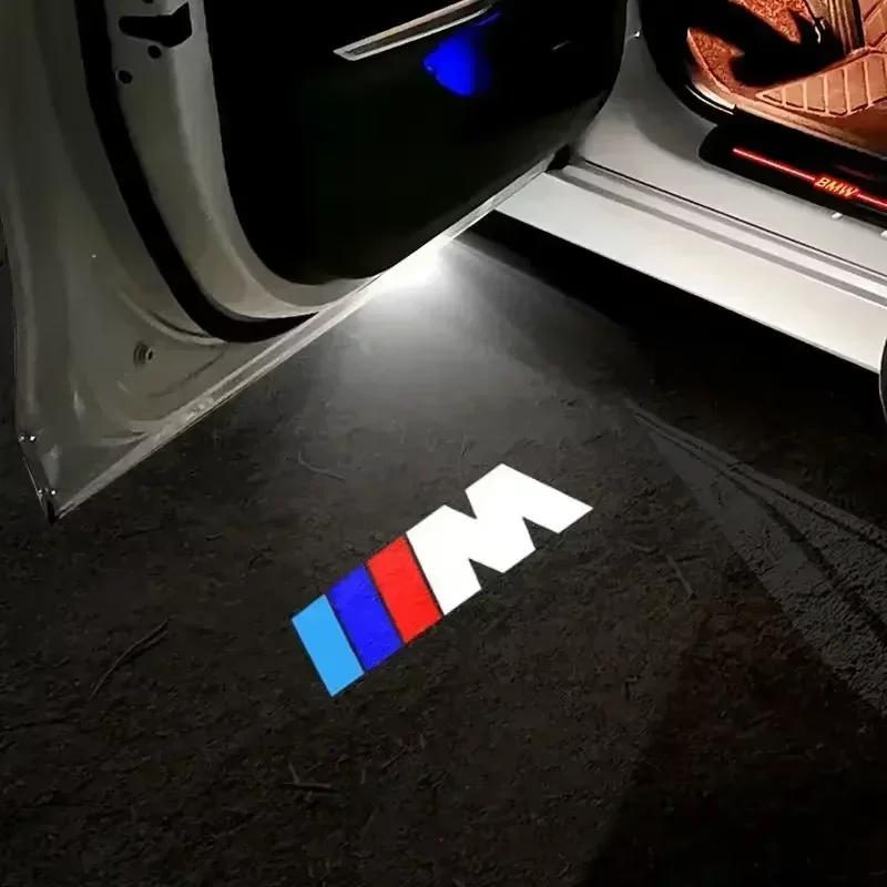 

2/4Pcs LED Welcome Light Projector for BMW X1 1/3/5/7 Series E84 E90 E60 F10 F30 F15 F25 M3 M5 Door Decoration Car Accessories 2Pcs
