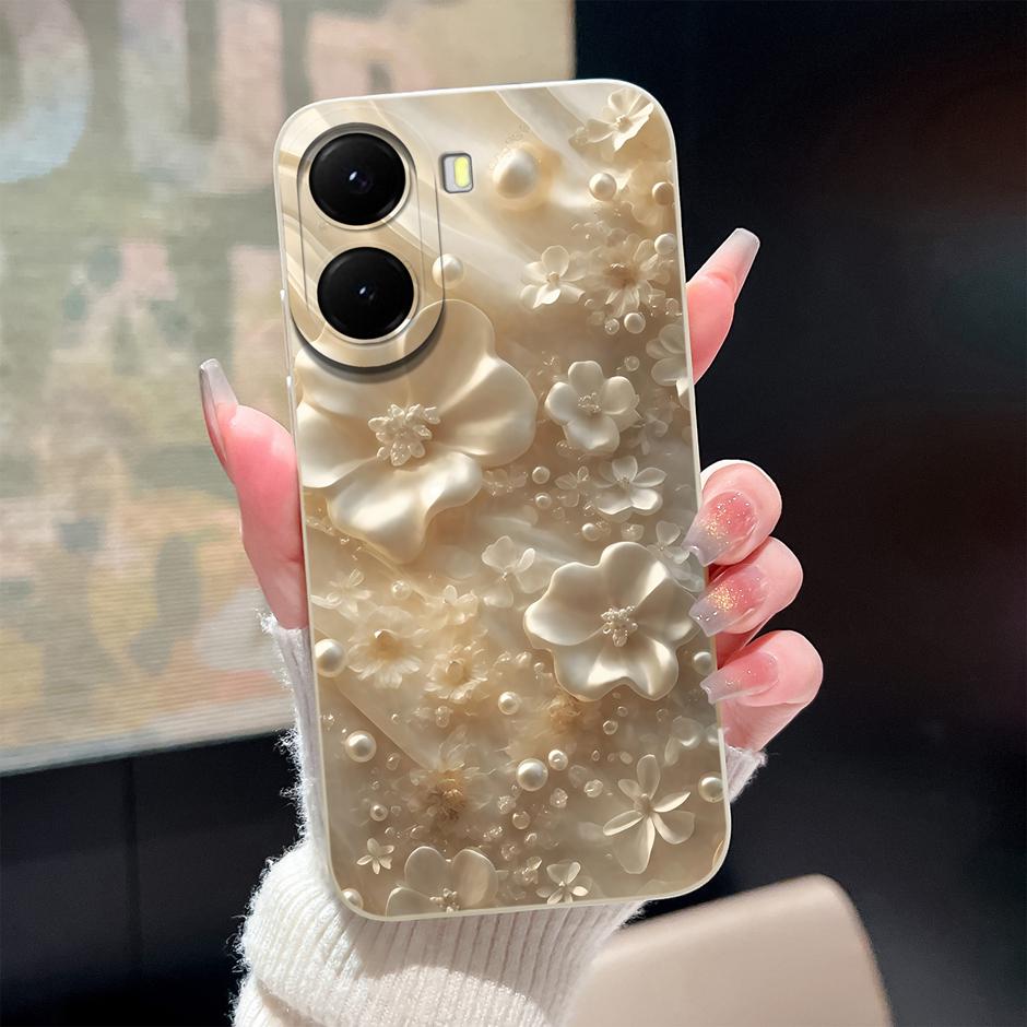 Case For Xiaomi Poco X7 X8 Pro Max Beautiful Bowknot Flower Anti-Fingerprint Unique Phone Cover For PocoX7Pro PocoX8ProMax Coque