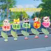 Creative Cartoon Small Animal Shaking Head Small Ornament Car Shaking Head Ornament Acrylic Small Ornament Small Gift
