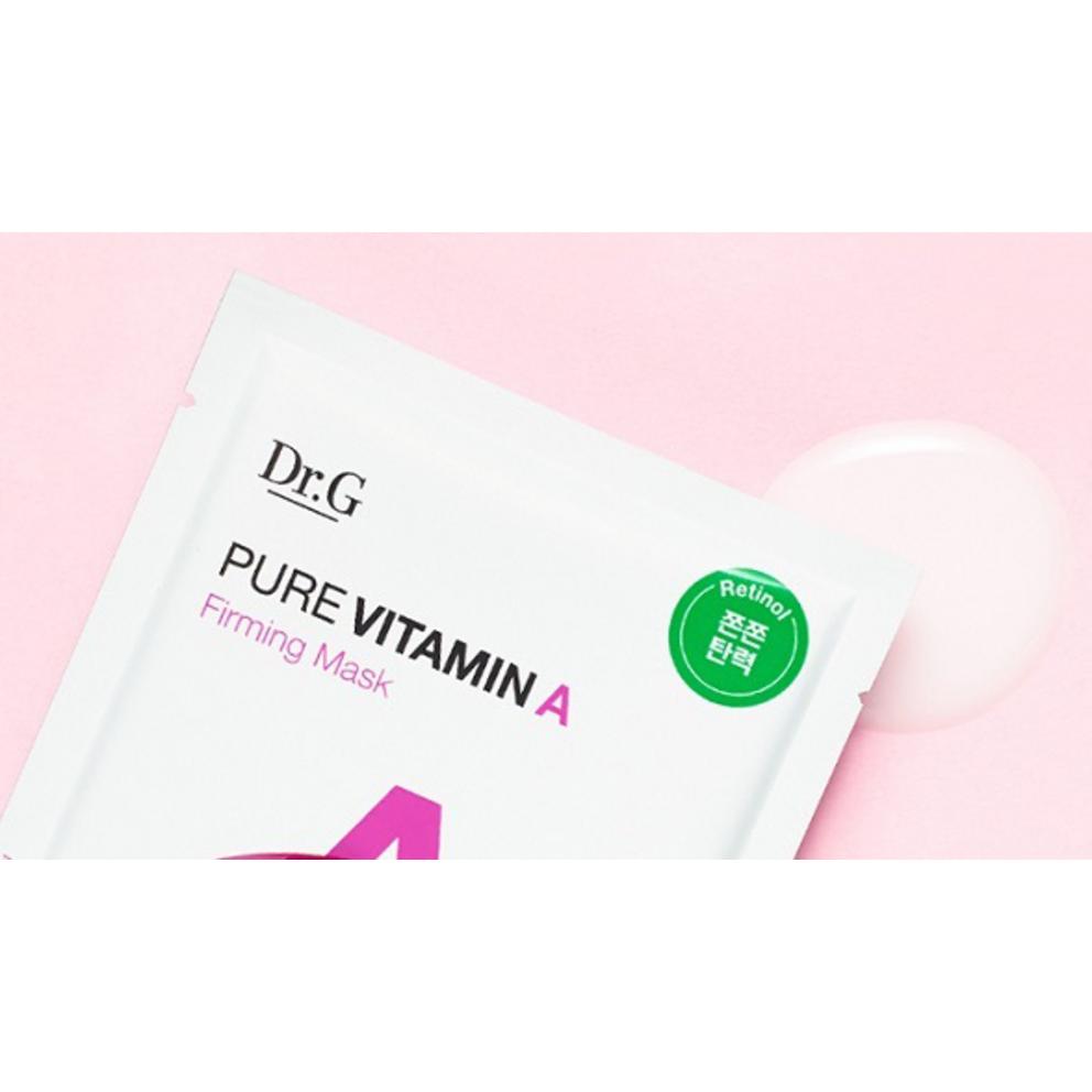 Dr.G Pure Vitamin A Firming 4pcs + Vitamin B5 Moisturizing 4pcs + Vitamin C Brightening 4pcs Mask Set, 1 pack