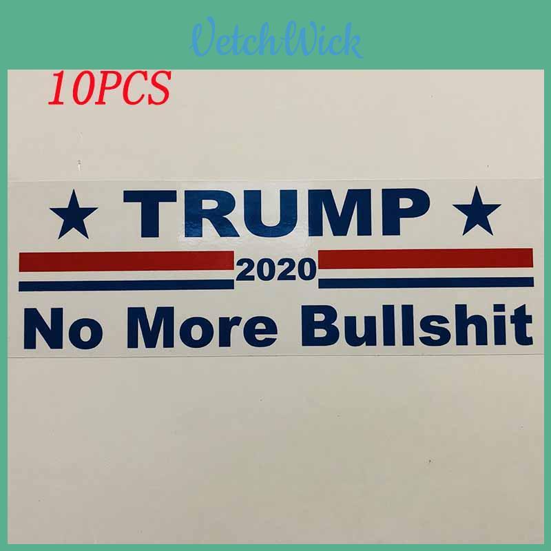 Trump 10pcs Donald Bumper Sticker 2020 Build The Wall Promises Kept Sticker Pack