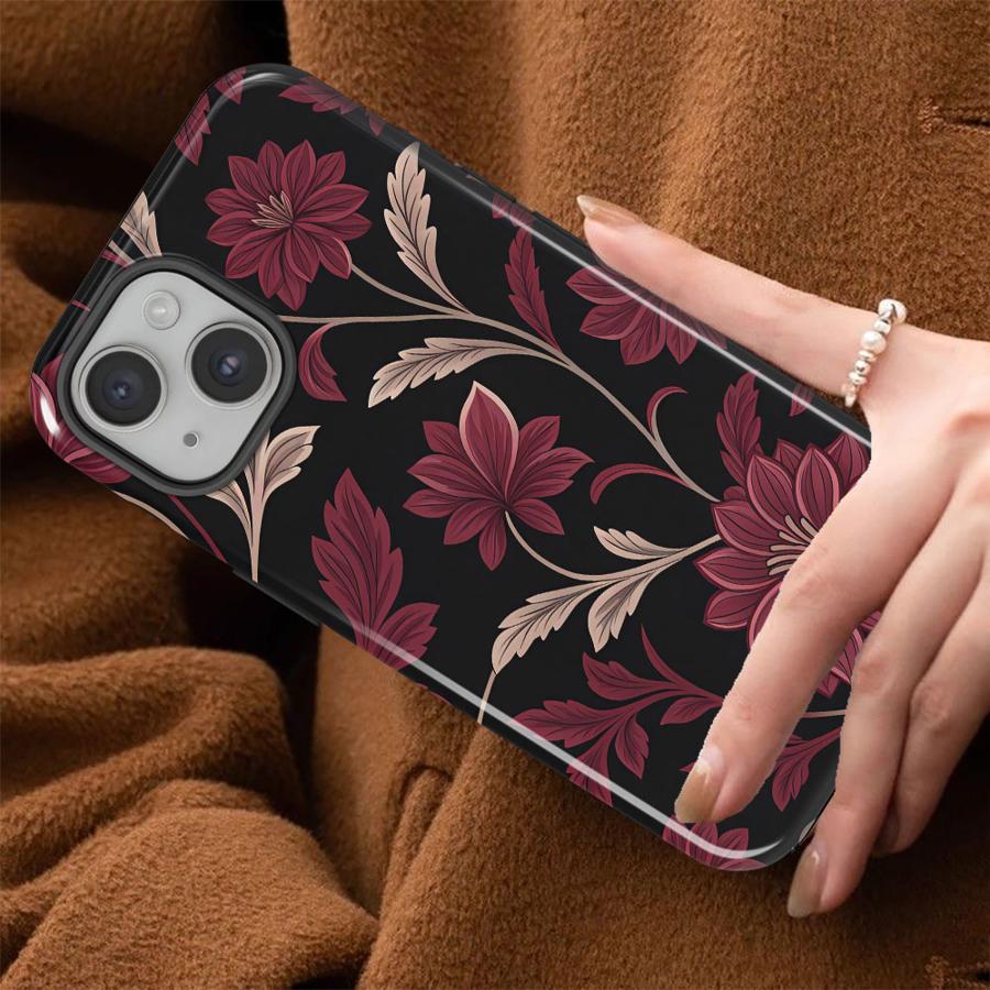 Retro Little Flower Fashion Soft Cover Capa Phone Case for Apple iPhone 17 15 16 16e 12 Air 11 XS XR 13 14 Pro Max Plus