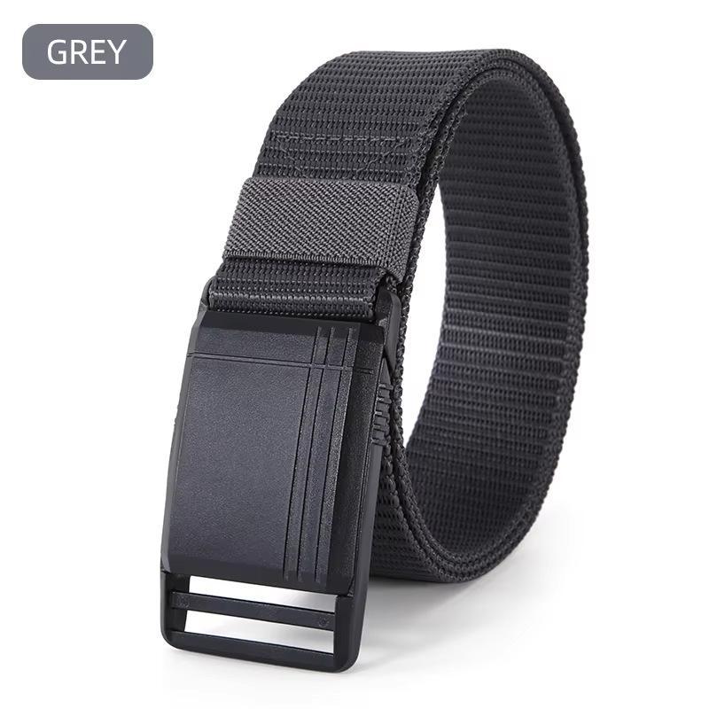 Belt Quick Release Outdoor Belt Soft Real Nylon Sports Accessories Men And Women Black Belt