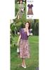 Elegant Waist-Cinched Summer Dress for Plus-Size Middle-Aged Women, 2026