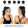 New Running Sports Headband Yoga Fitness Tennis Elastic Antiperspirant Sweat Absorbing Head Band Hair Helmet Lining Strap