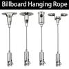 1Pcs Adjustable Spring Hook Wire Rope Suspension Kit  for Lighting Fixtures and Picture Decoration