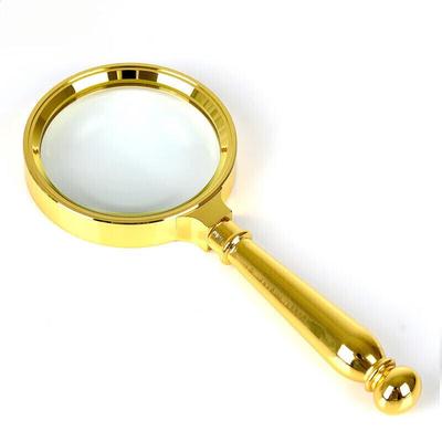ZISIZ 80mm Retro Handheld Magnifying Glass