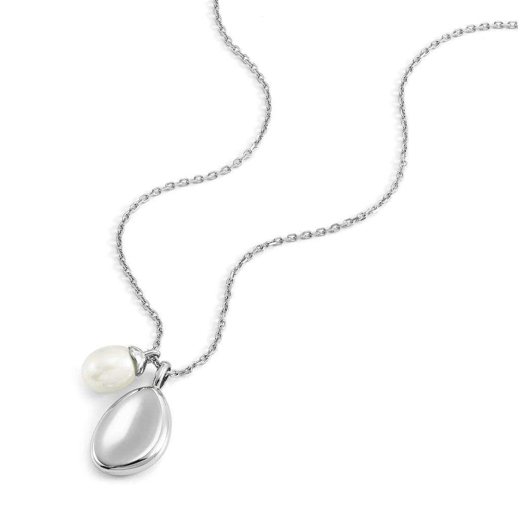 AGNETHE PEARL White Freshwater Pearl Pebble Pendant SKJ1831040 [Skagen] Women's & Necklace,