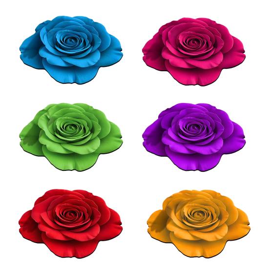 3D Flower Diatomite Drying Mat Fast Absorb Kitchen Sink Tray for Dishes Non-Slip Countertop Drip Pad Kitchen Dining Protection Rug