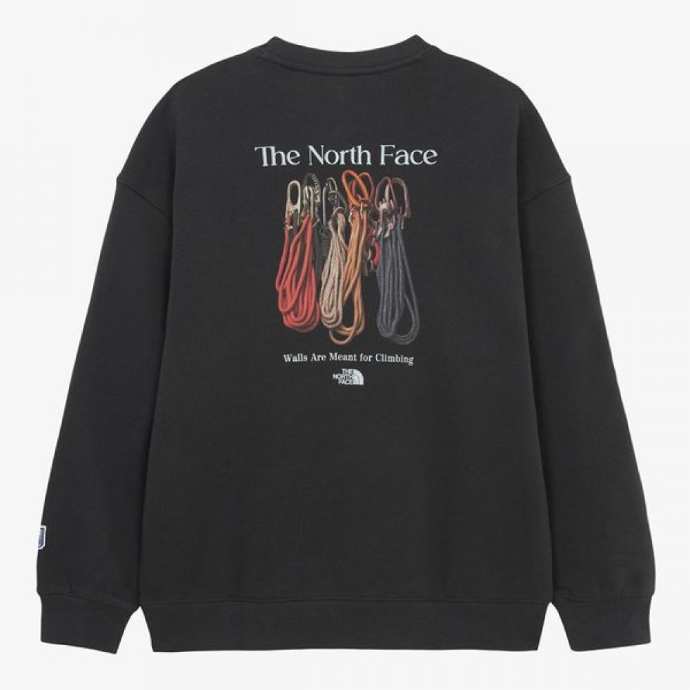 The North Face Men S SweatShirt Charcoal Nm5mr55c CHARCOAL/095