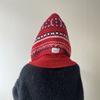 Fair Isle Style Jacquard Balaclava Hat Scarf Cap Winter Cap Cute Ear Protection Hat  Streetwear