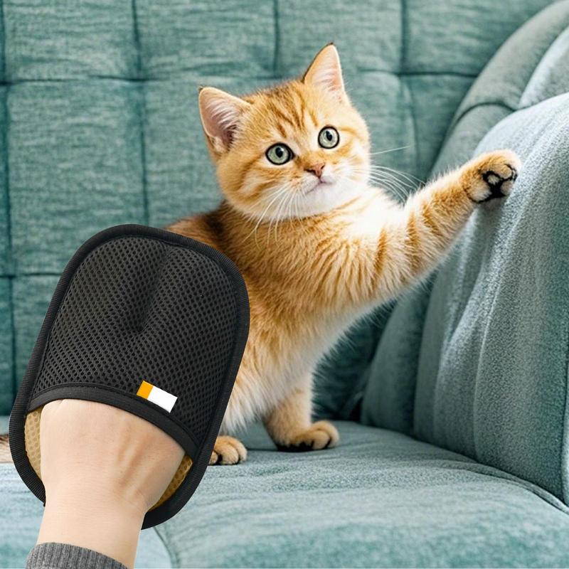 Pet Hair Remover  Cat Hair Cleaner Pet Hair Removal Tool Household Hair Remover Reusable Pet Hair Remover Glove Pet Supplies