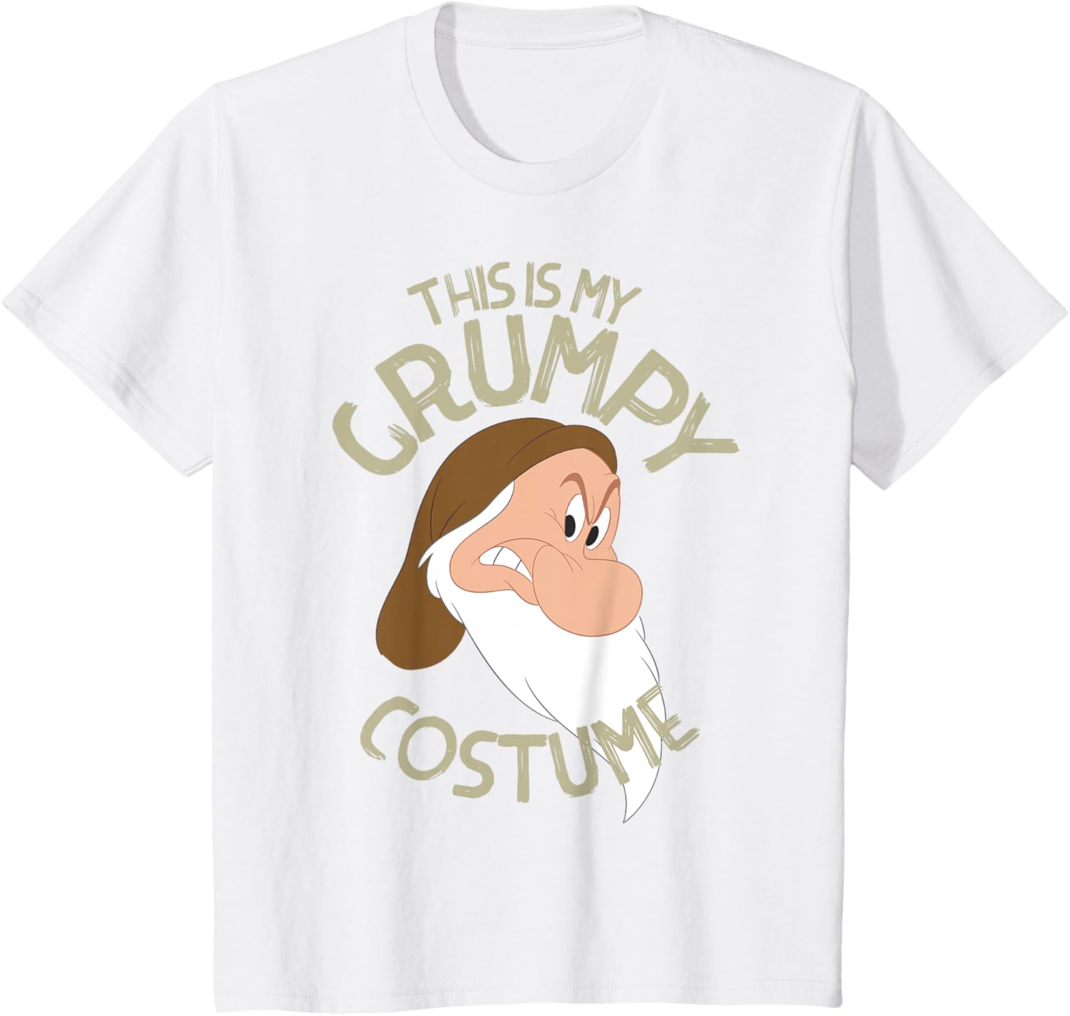 Hot Fashion Disney Snow White This Is My Grumpy Costume Halloween T-Shirt S-4XL Four Seasons M