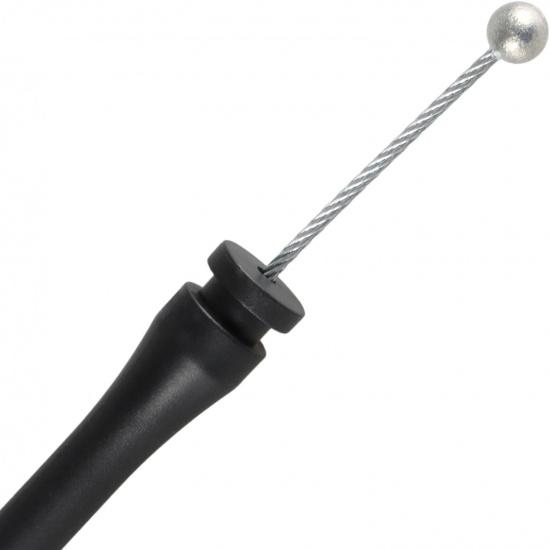 Rear Left Cargo Door Upper & Lower Latch Release Cables Compatible With Ford E-150 E-250 E-350 1992- E-450 2002- Club Wagon Super Duty Replace#