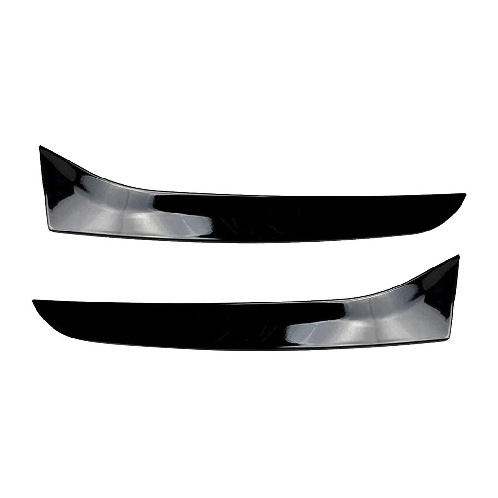 Gloss Black Pair Rear Window Side Wing Spoiler For VW Passat B7 Wagon 11-15