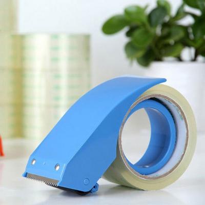 Packing Tape Sealer Heavy Duty Sharp Cutter Transparent Adhesive Great Stickiness Portable Shipping Moving Storage And Mailing Box Package Sealing