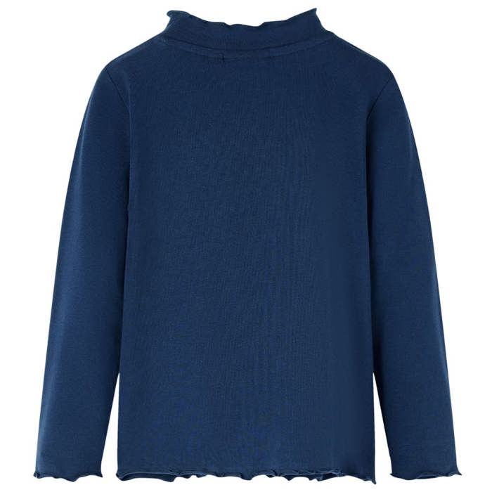 T-shirt enfants à manches longues bleu marine 92/104/116/128/140