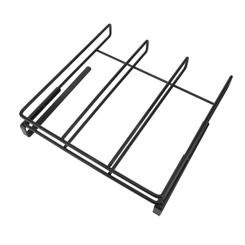Carbon Steel Cutting Board Holder One-Layer Design Wall Mount Shelf  For Kitchen Supplies