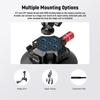 NEEWER Vacuum Suction Cup Mount 4.5 Inch Suction Cup Mount with Ball Head Magic Arm/Smartphone Holder/Action Cam Adapter, Aluminum, Quick Release, Car