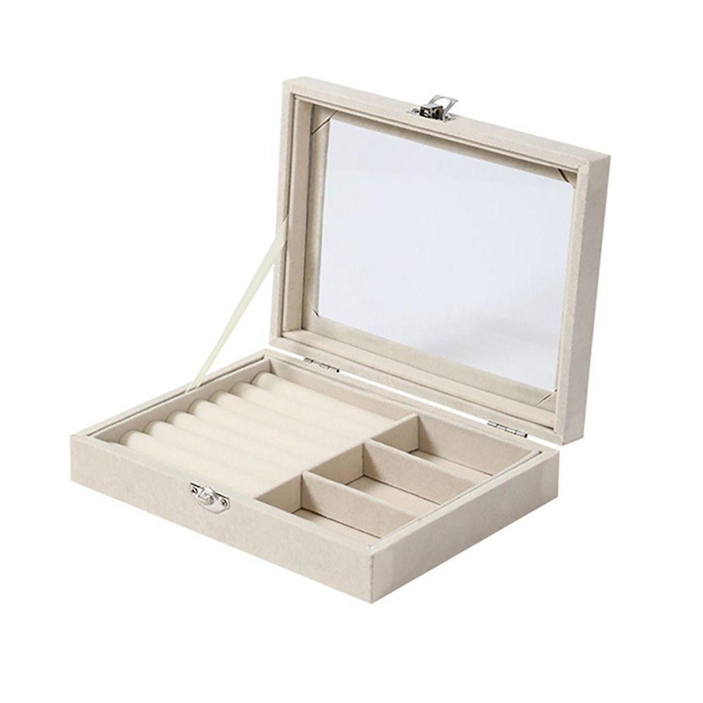 Velvet Necklace Display Tray Stackable Organizer Trays Showcase Drawer  Ring Bracelet Necklace