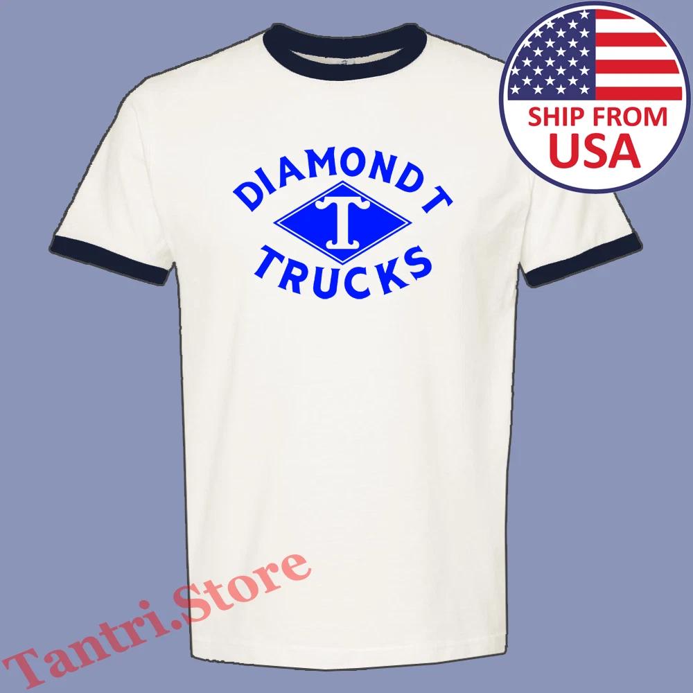 Diamond T Trucks Men s Ringer Navy Size S to 3XL S