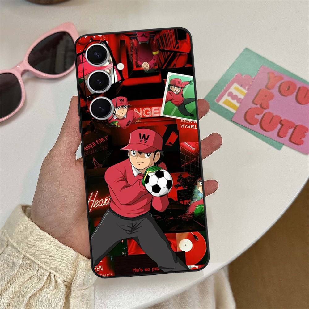 

Чехол для телефона с аниме Капитан Цубаса Для Samsung S 24 fe 25 Ultra plus 20 lite 21 30 22 23 24 22 Ultra 5G Fundas Samsung S21Ultra