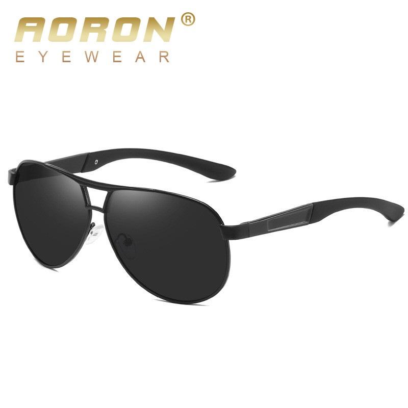 aoron Herren Casual Polarisierte Sonnenbrille Modemarken Design Sport Anti-Blendung UV400 Angel-Fahrbrille