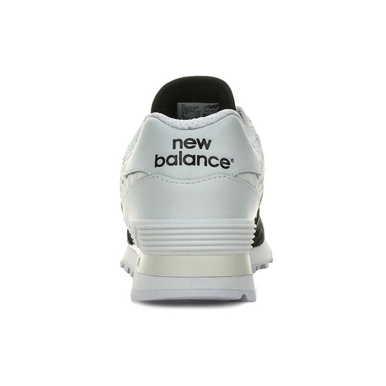 New Balance Nb 574 Re-Engineered Breathe Classic Sports Fabric Synthetic Leather Low Top Running Shoes Unisex sneaker Black White MTL574MB