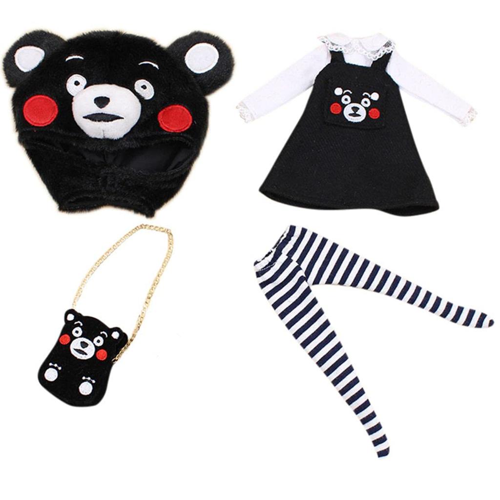 Doll clothes sold by Fortune Days are suitable for 16 or 30 cm tall dolls, Icy Doll Winter Blythe Clothes Suitable for 6+ (J-YF005)