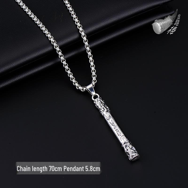 Trendy Men's Clavicle Necklace: Versatile, High-End, Simple Hip Hop Jewelry