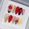 European & American Hand-painted 3D Gradient Wearable Nail Art