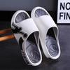 Fashion Men's Shoe Shiatsu Bathroom Casual Pvc Male Slipper Trend 2025 Summer Sale Cheap Shoes Liquidation Fashion Elegant Style Slides