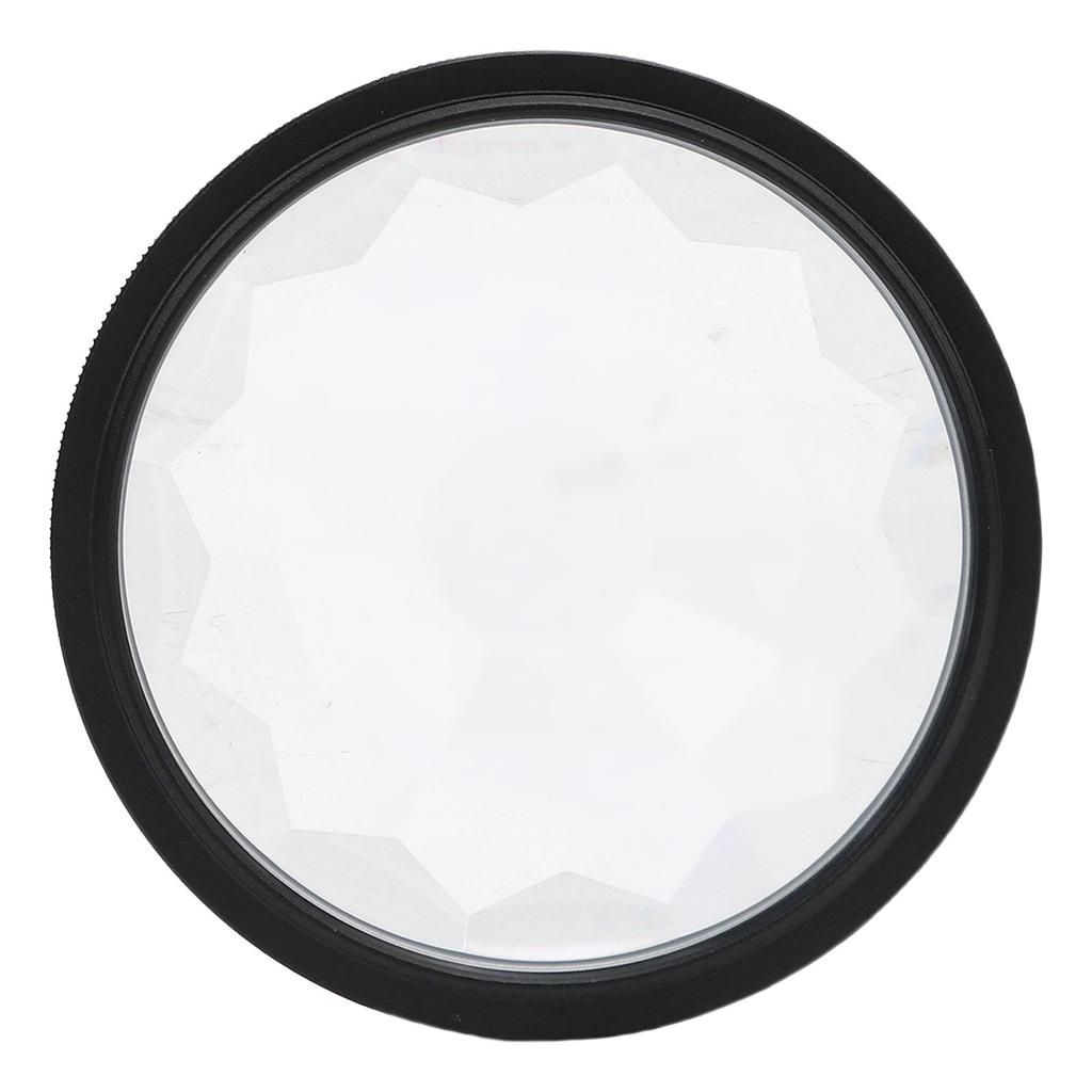 Kaleidoscope Filter 58mm Glass Prism Special Effects for Film Anamorphic DSLR Film Video Photography Camera Lens
