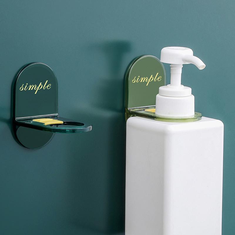 Bez wiercenia Stojak do przechowywania żelu pod prysznic Kuchnia Haczyk samoprzylepny na płyn do mycia naczyń Odkażacz do rąk Łazienka Klips odpływowy Montowany na ścianie