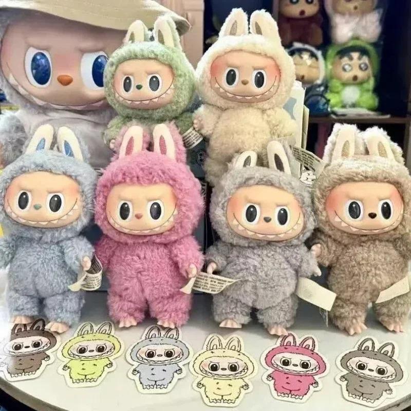 1:1 kvalitní kawaii monstrum labubu blinds box Series PVC labubu macaron přívěsek panenka monstrum klíčenka narozeninový svátek dětský dárek