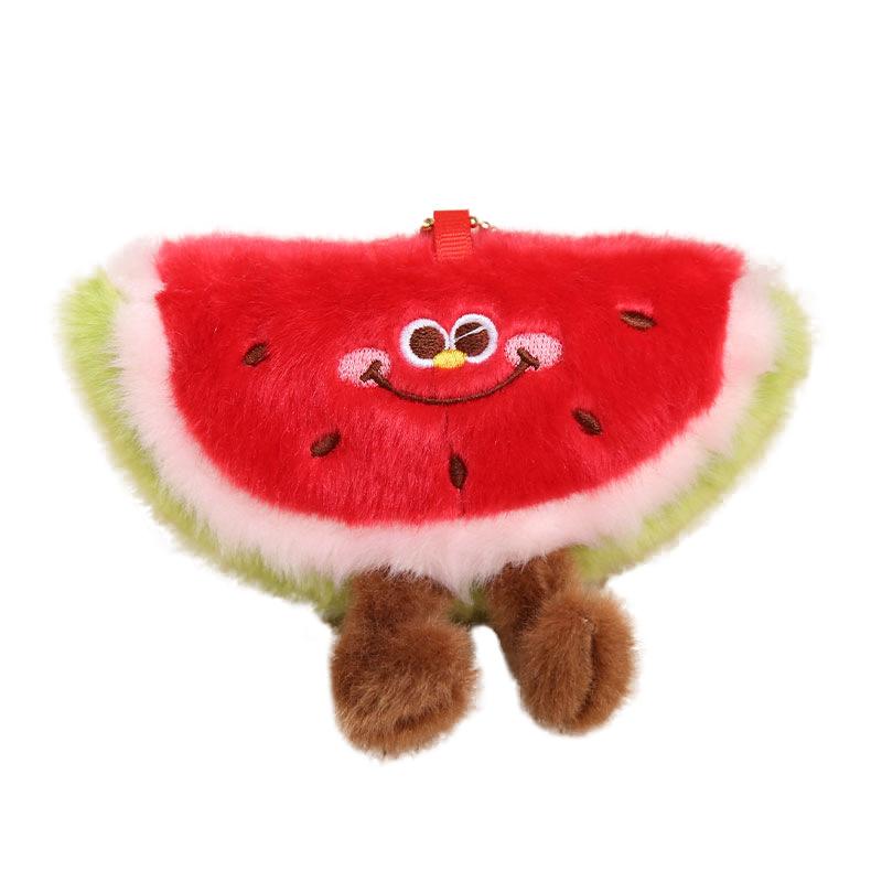 1Pcs Pineapple Strawberry Avocado Eggplant Soft Stuffed Pendant Doll Simulation Cartoon Fruits Vegetable Plush Toy Fun Gift