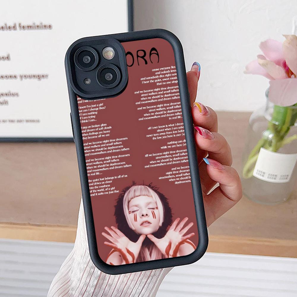 Aurora Aksnes Thicken TPU Mobile Phone Case for iPhone 17 16 15 14 13 12 11 Air Pro Max Plus Colorful Cover