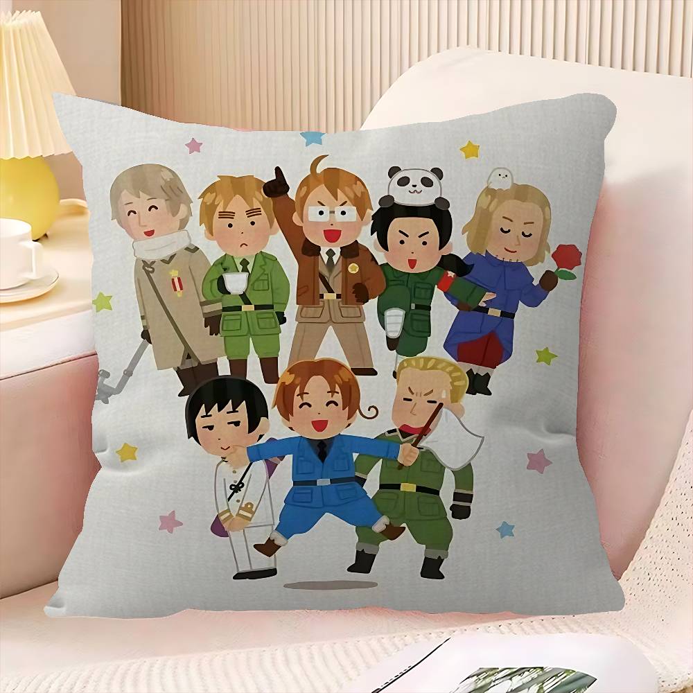 Anime Cartoon Hetalia Axis Powers Personalized picture text home decorative pillows Household Gifts xcm