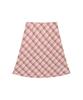 Ames Worldwide Grace Flared Midi Skirt Pink