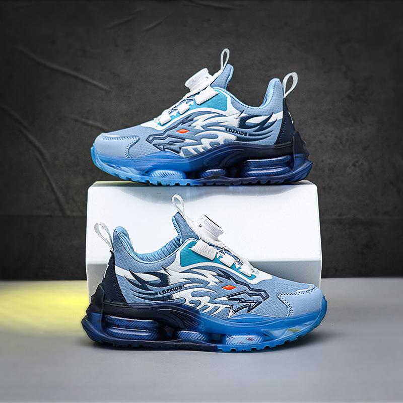 Boys shoes 2025 new children's autumn sports shoes medium and large children's leather waterproof running shoes children's casual shoes