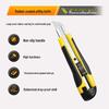 Industrial-Grade Rubber Grip Utility Knife with Thickened Blade for Wallpaper and Paper Cutting